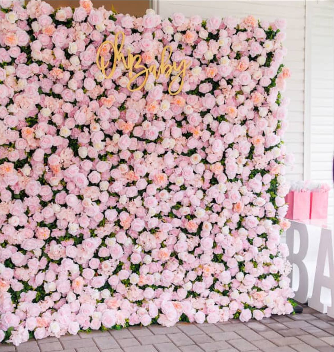 Flower Wall Package Décor, Backdrop, Florist Offer