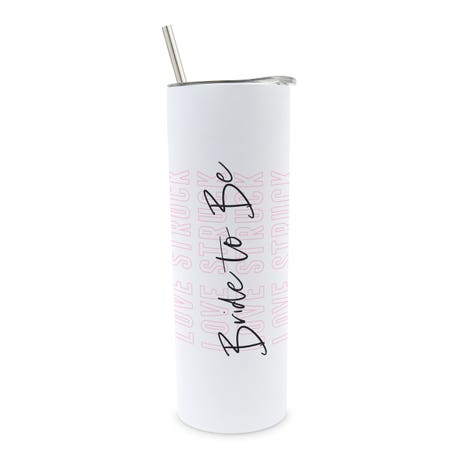 Personalized 22 oz. Tall Insulated Stainless Steel Travel Mug with Lid - Love Struck