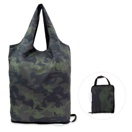 Reusable Foldable Compact Tote Bag - Camo - Unique Reusable Bag For Her | Him