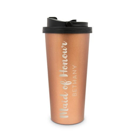 Personalized Stainless Steel To Go Travel Coffee Mug - Maid of Honour