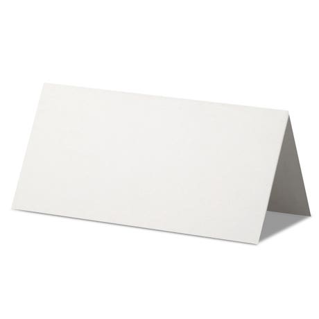 Plain Tent Place Cards - White - Set of 50
