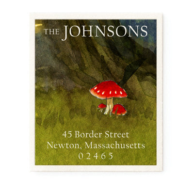 Home For The Holidays Return Address Labels