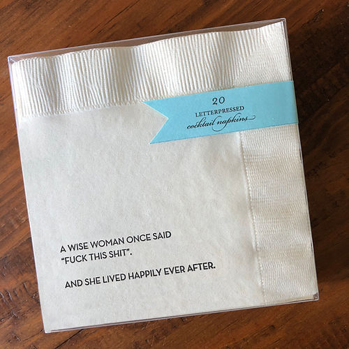 Wise Woman Cocktail Napkins