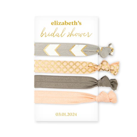 Custom Women's Hair Tie Accessories - Bridal Shower