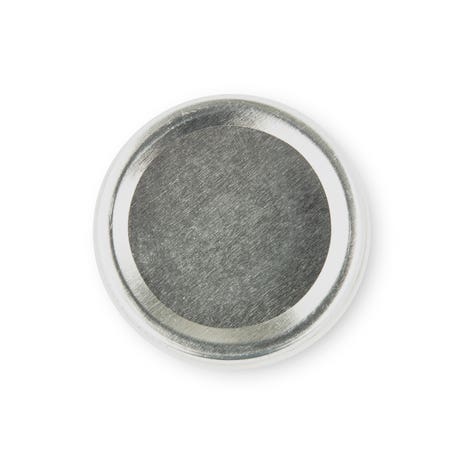 Mini Tin Metal Lid for Mason Jar Shot Glass - Silver