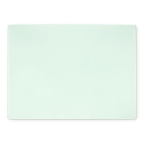 15" x 11" Clear Square Glass Cutting Board - Blank