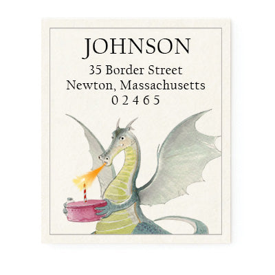 Fire Breather Return Address Labels