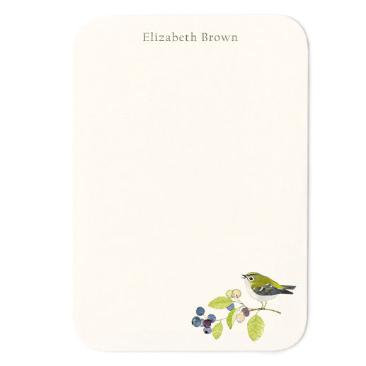 Emerald Songster Small Note Cards