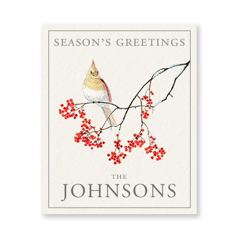 Lady Cardinal Word Play Labels