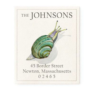 Land Snail Return Address Labels