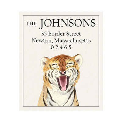 Little Tiger Return Address Labels