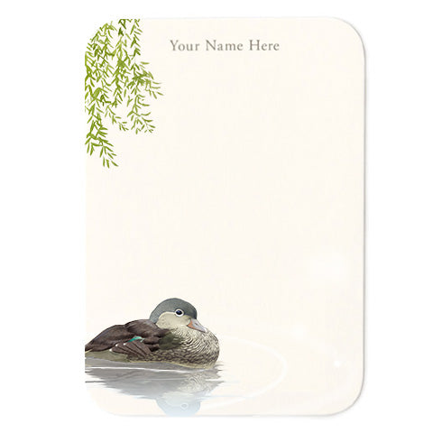 Mandarin Duck Small Note Cards
