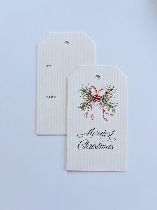 Bow Gift Tag