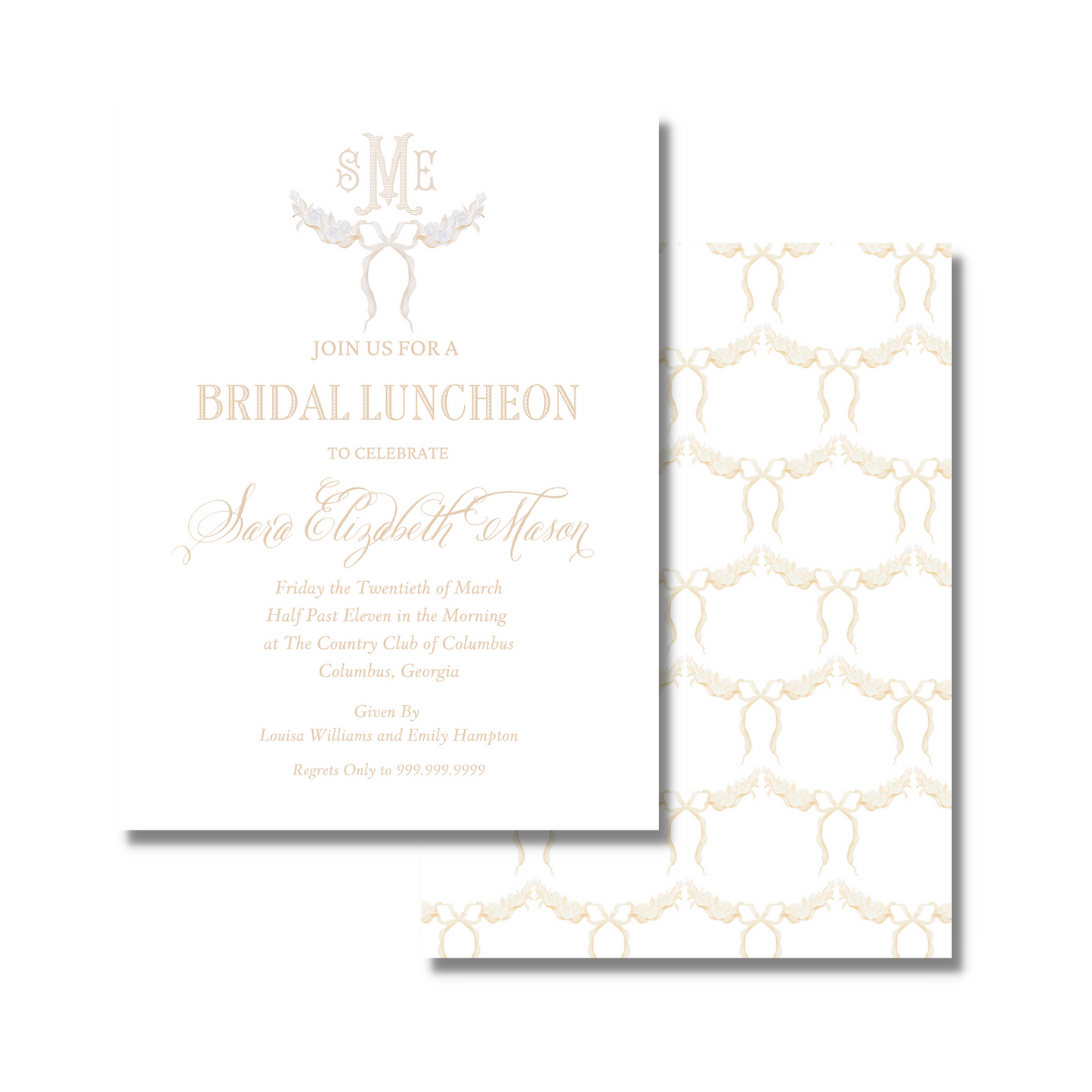 Tie the Knot - Bridal Shower Invite