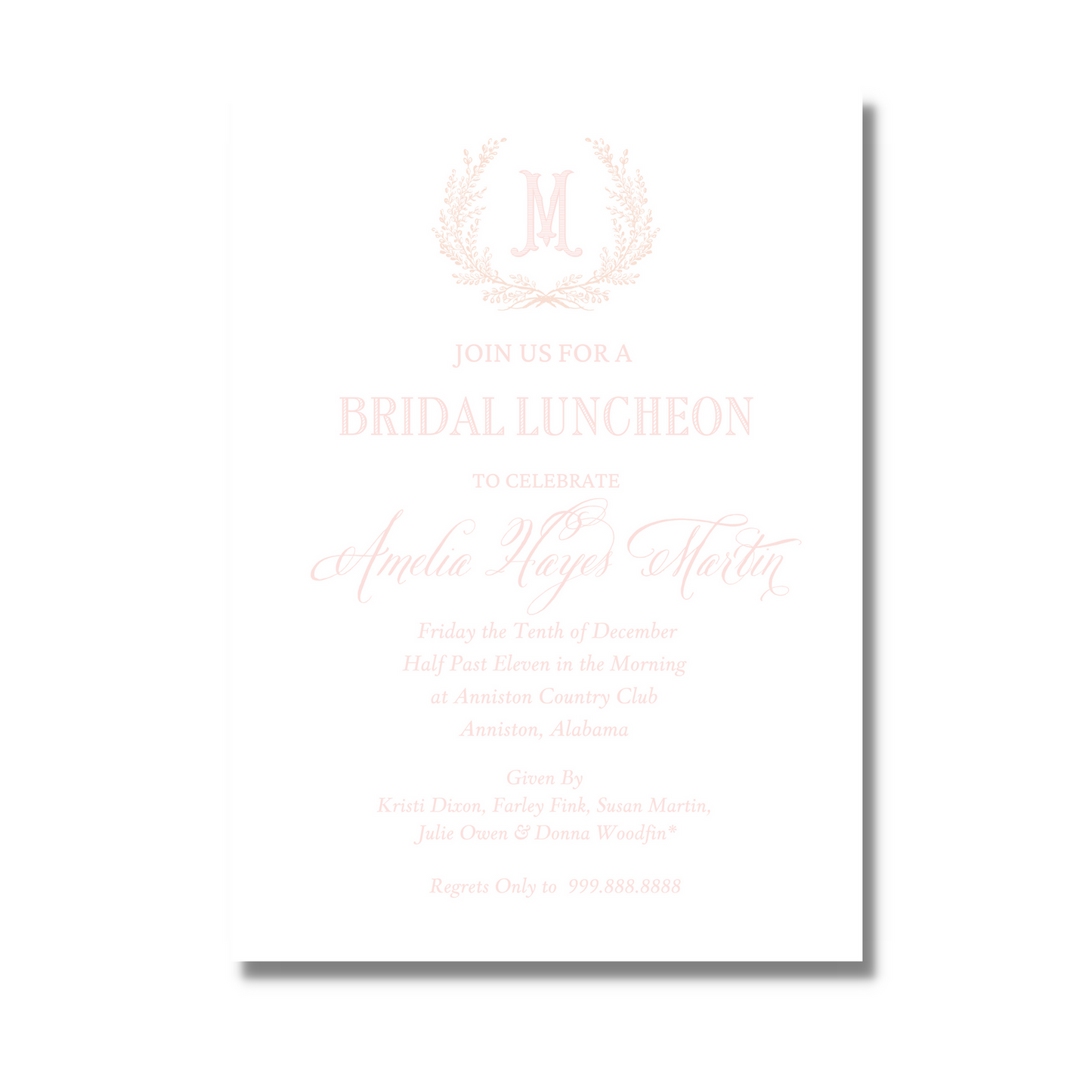 Sweet and Simple - Bridal Shower Invite
