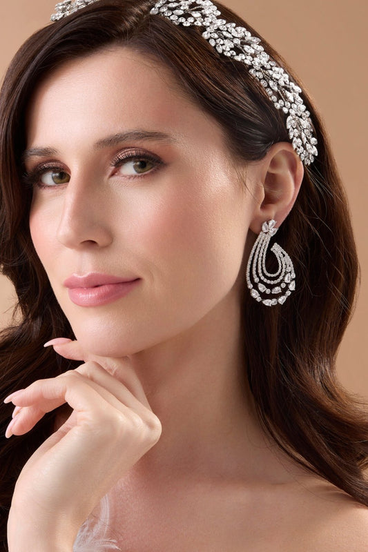 Diamant Simulated Diamond Earrings