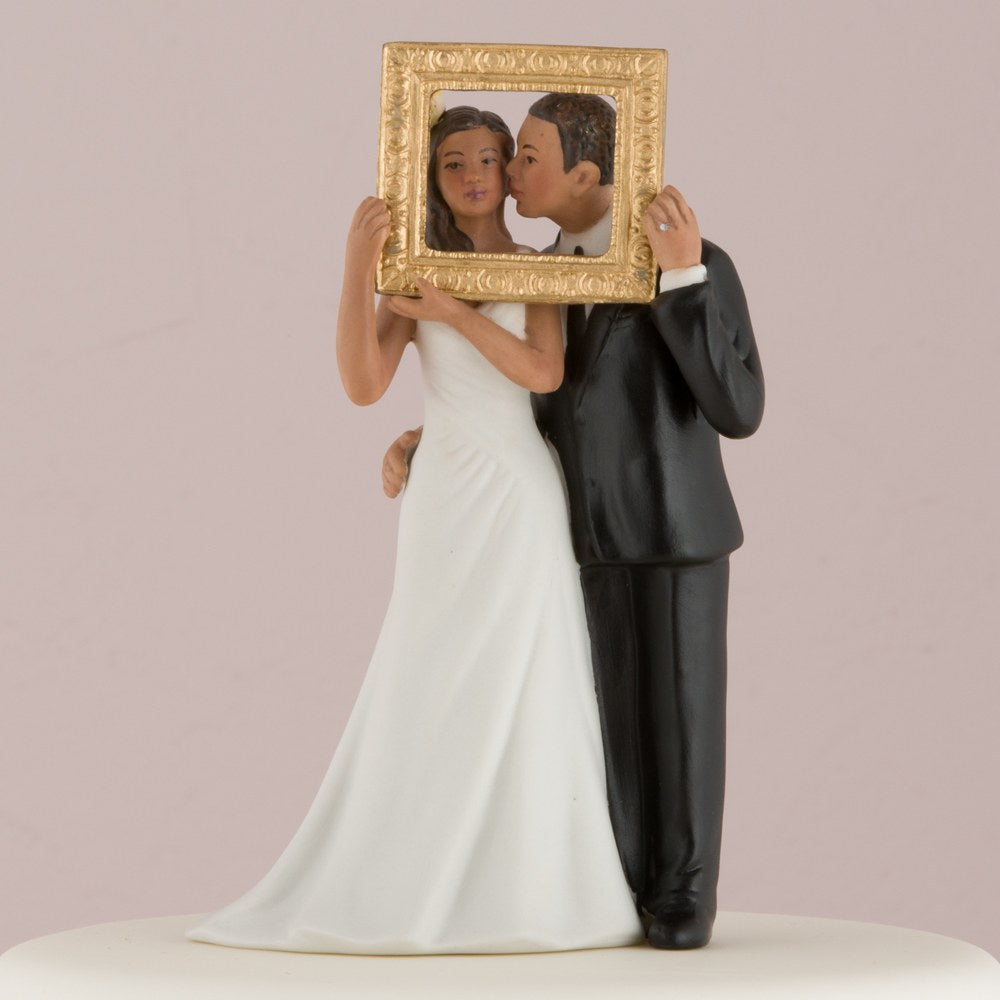 "Picture Perfect" Couple Figurine- Medium Skin Tone