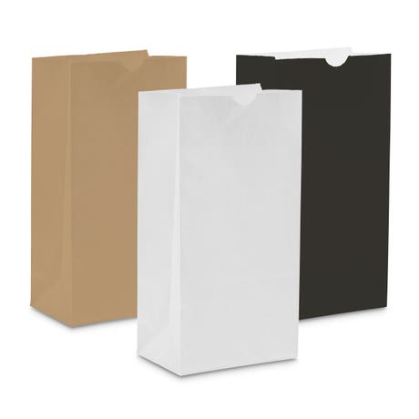 Self-Standing Paper Goodie Bag Favor - Blank | Pack of 25 | Designs Available