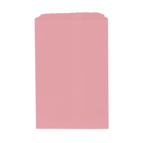 Flat Style Paper Goodie Bag Favor - Pink | Pack of 25