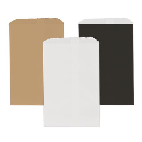 Flat Style Paper Goodie Bag Favor - Blank | Pack of 25 | Designs Available