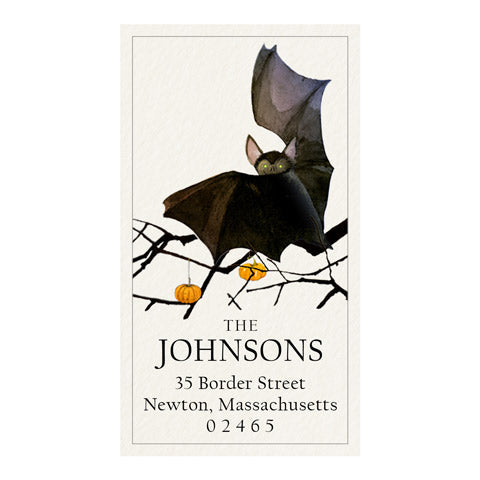 Full Moon Panoramic Return Address Labels