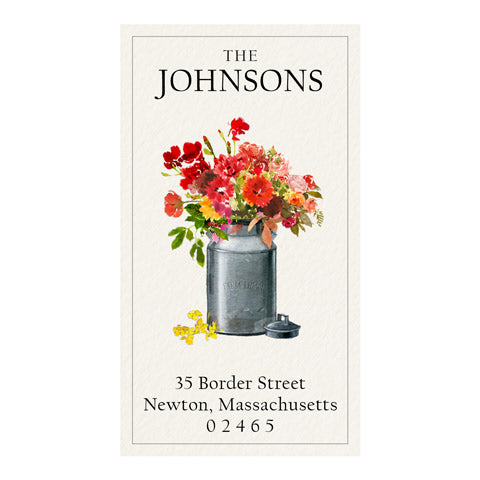 Good Harvest Panoramic Return Address Labels