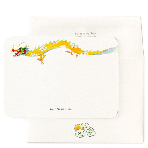Golden Dragon Note Cards