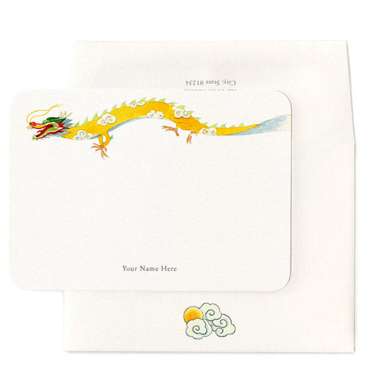 Golden Dragon Note Cards