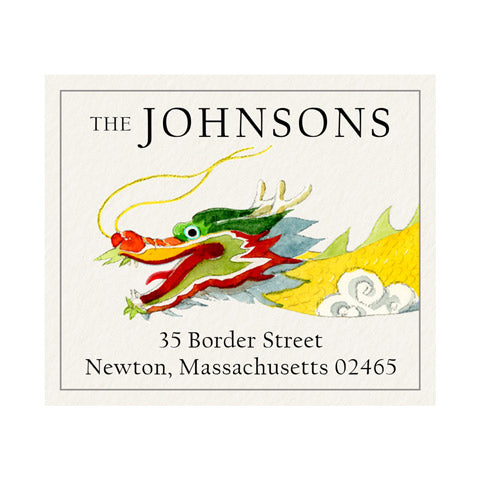 Golden Dragon Return Address Labels