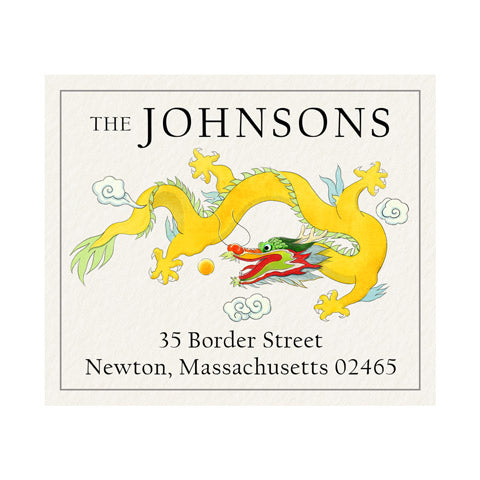 Dragon Dance Return Address Labels