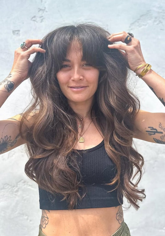 Textured, Natural Sun-Kissed Locks By Krystal