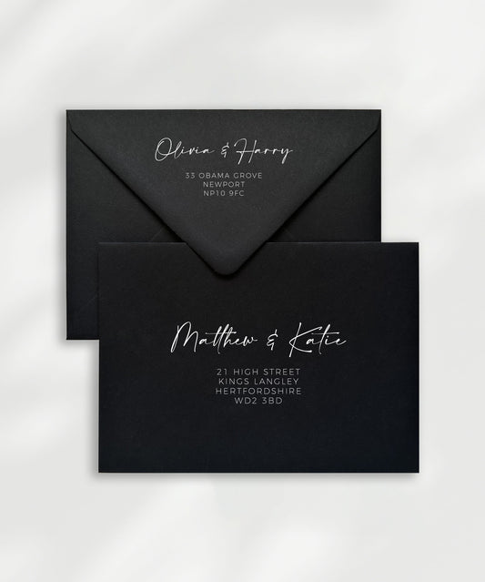 Maia Envelope Name & Address Printing