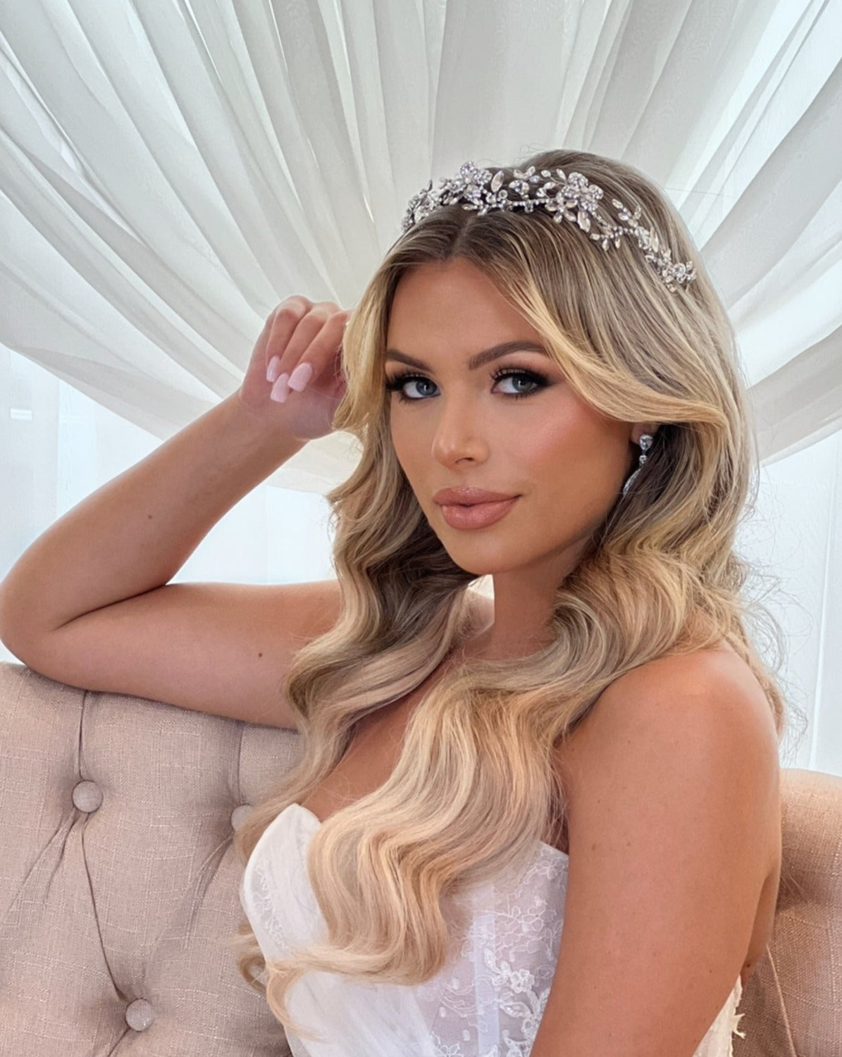 Delicate Floral Headband Style No. 242694