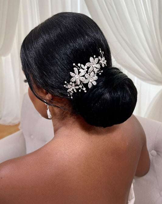 Delicate Floral Comb Style No. 242692