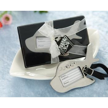 Airplane Luggage Tag in Gift Box with Suitecase Tag