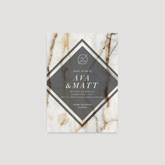 Marble Save The Date