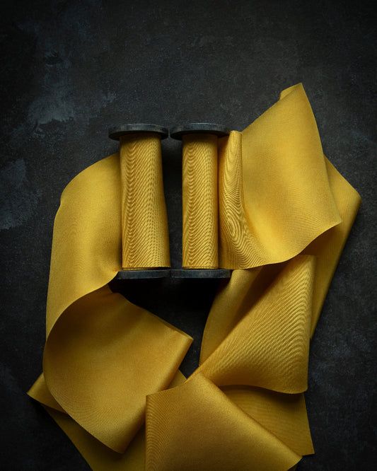 Aztec Gold Silk Ribbon