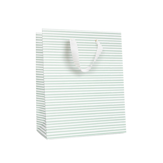 Green Painted Stripe Gift Bag Wedding Gifting