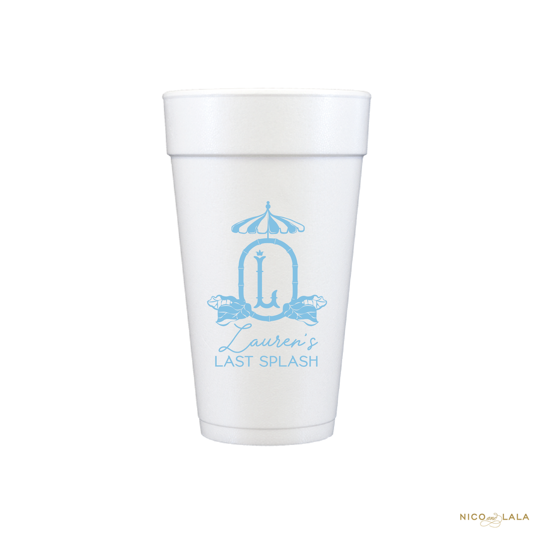 Beach Bachelorette Foam Cups