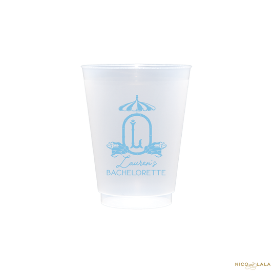 Beach Bachelorette Cups