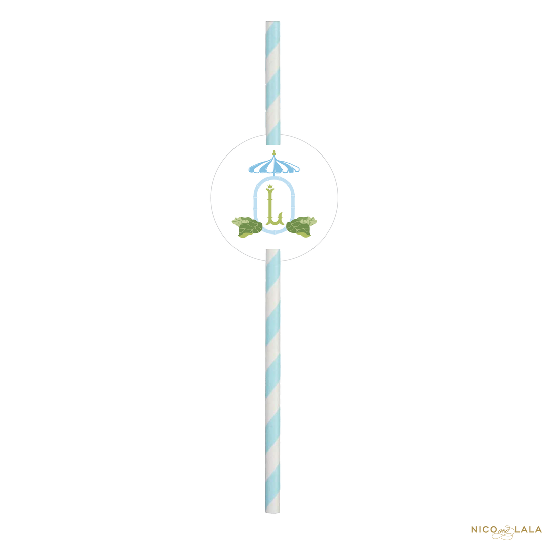 Beach Bachelorette Straw Tags