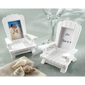 "Beach Memories" Miniature Adirondack Chair Place Card/Photo Frame