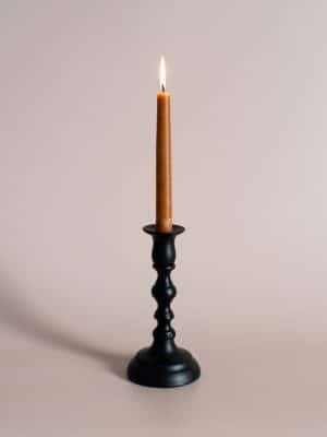 Black Empire Taper Candle Holder Small