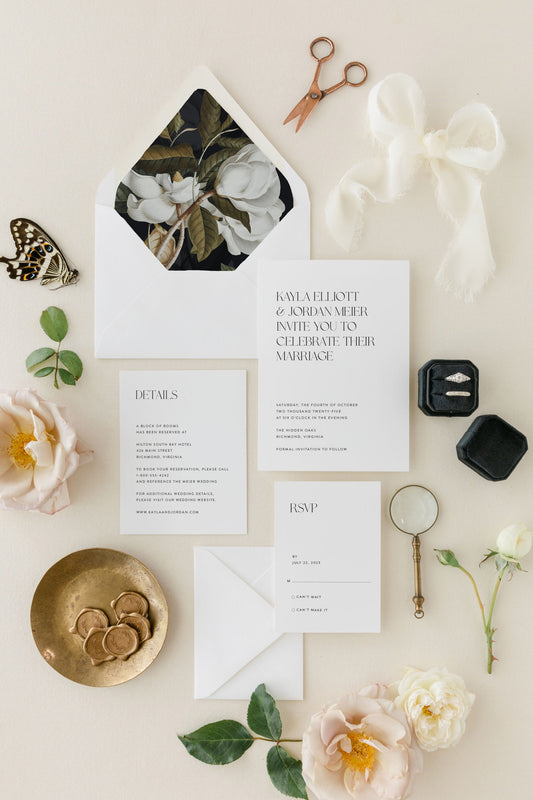 Modern Wedding Invitations | The Kayla (NEW)