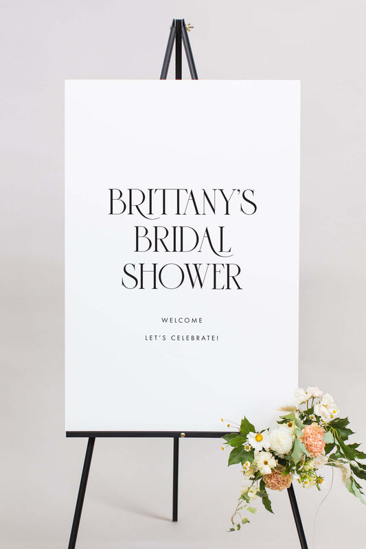 Gatorboard Bridal Shower Entrance Sign | The Brittany