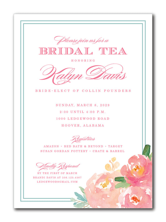 The Kalyn Bridal Shower Invitation
