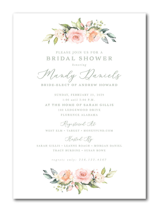 The Mandy Bridal Shower Invitation