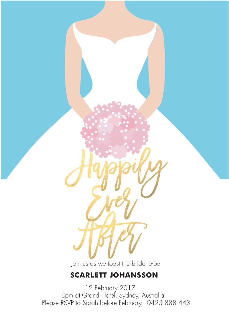 Happily Ever AfterBridal Shower Invitation by Phabo R.