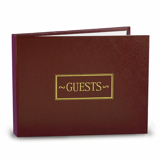 Burgundy Small Guest Book