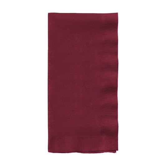 Burgundy Red Paper Dinner Napkins
